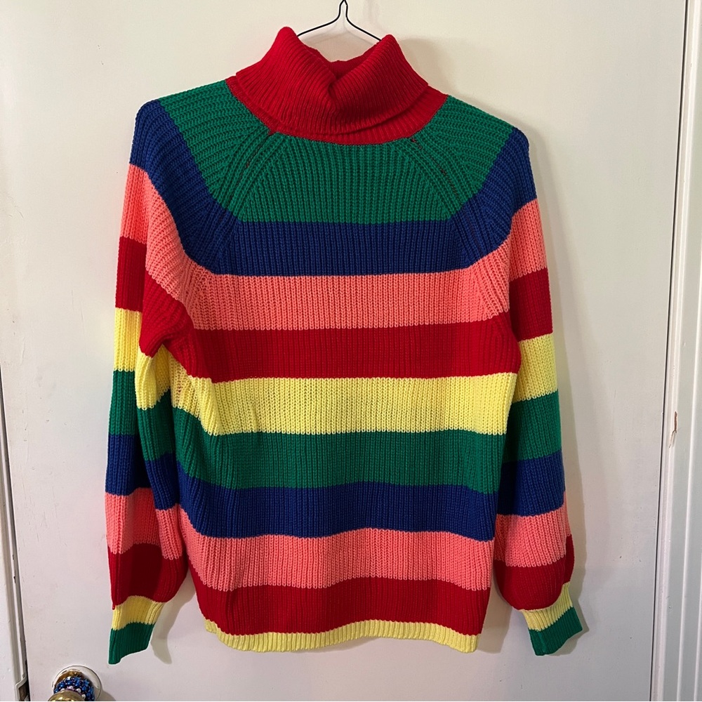 Colorful Striped Women's Sweater